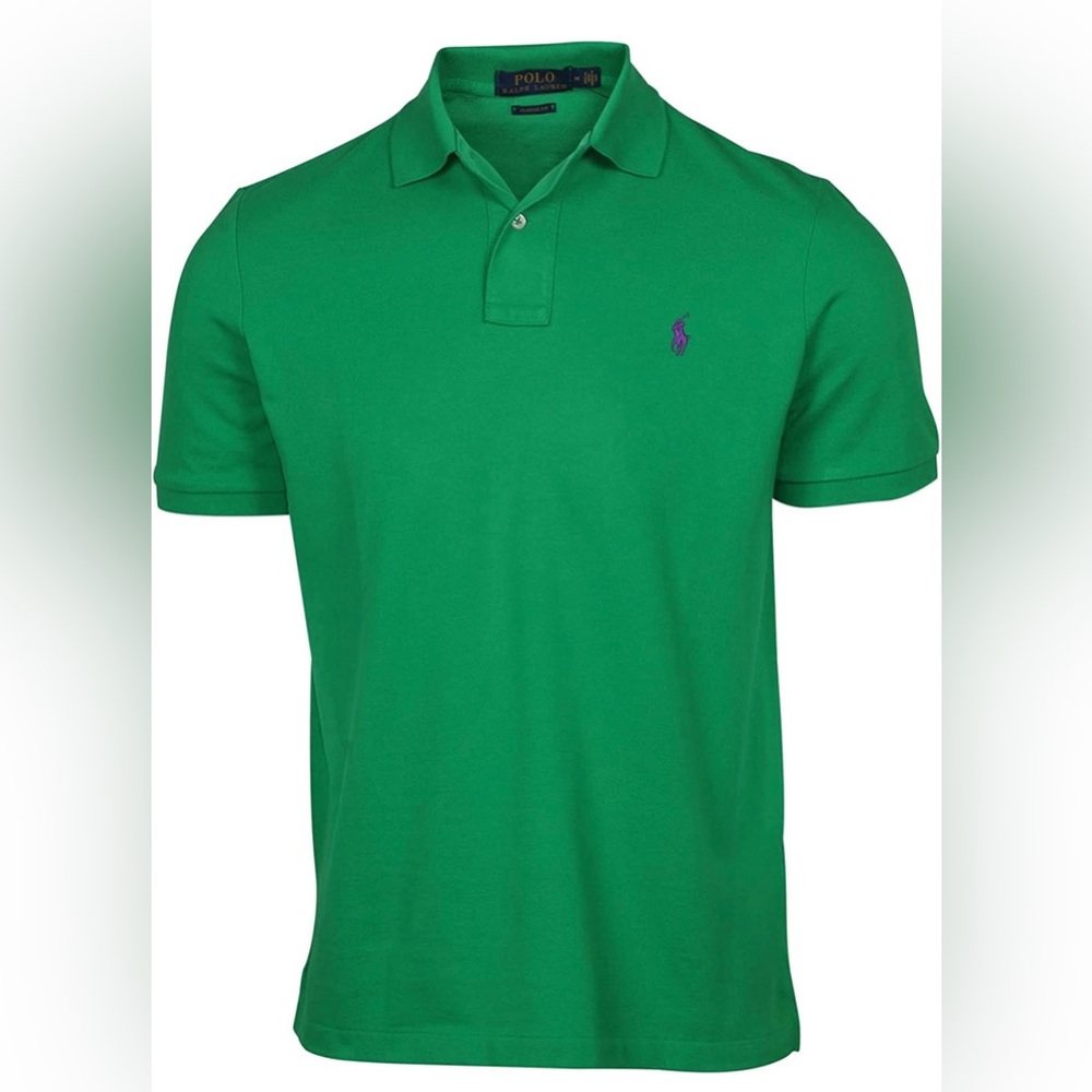 Ralph Lauren Men’s Polo — medium — green  FITS LIKE A SMALL